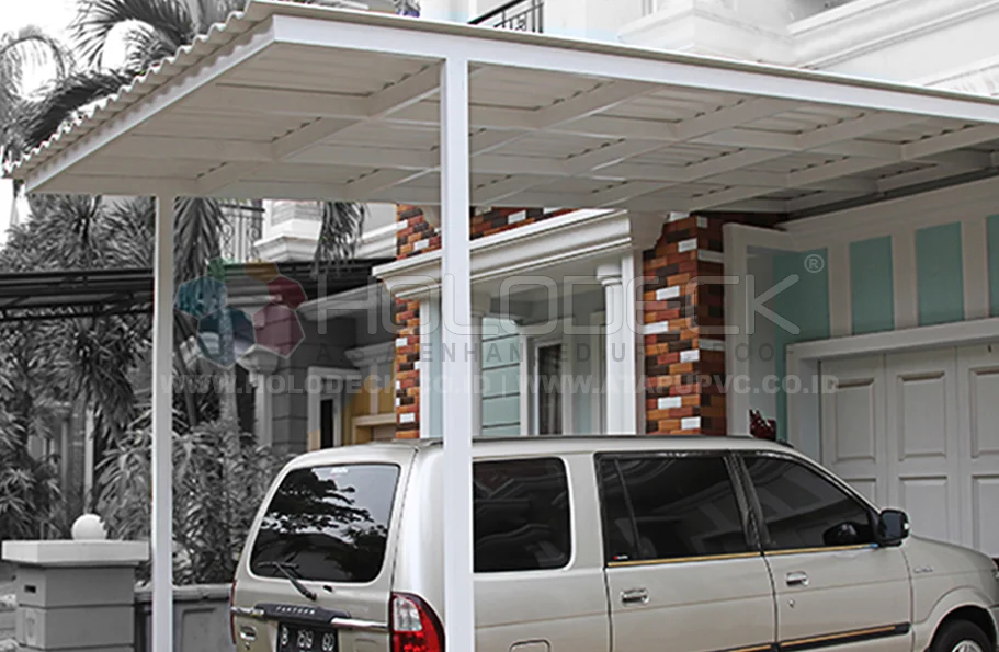 atap upvc carport